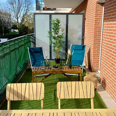 Captal Beau 2 Pieces Coeur De Parking Terrasse La Teste-de-Buch